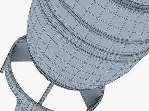 nuclear bomb v 1 3D Model