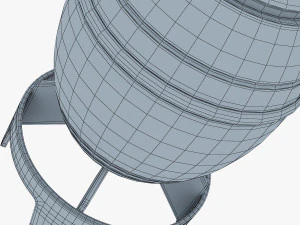 nuclear bomb v 1 3D Model