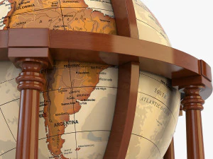 antique globe 3D Model
