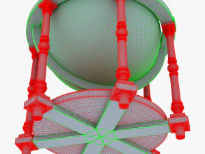 antique globe 3D Model