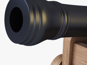 ancient cannon 3D Model