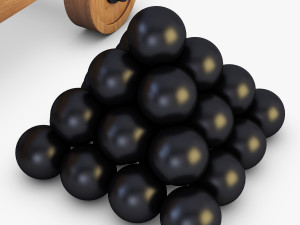 ancient cannon 3D Model