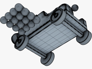ancient cannon 3D Model
