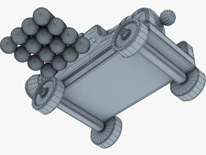 고대 대포 3D 모델