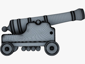 ancient cannon 3D Model