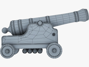 ancient cannon 3D Model