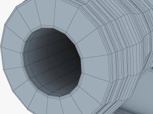 고대 대포 3D 모델