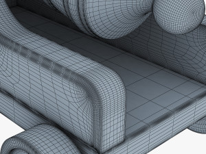 ancient cannon 3D Model
