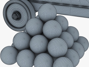 ancient cannon 3D Model
