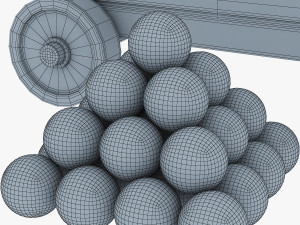ancient cannon 3D Model