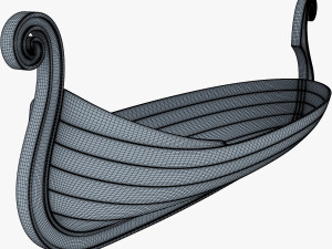 ancient boat 3D Модель