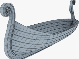 ancient boat 3D Модель