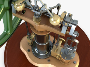 benson vertical engine Model 3D