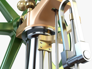 benson vertical engine Model 3D