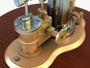 benson vertical engine Model 3D
