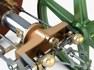 benson vertical engine Model 3D