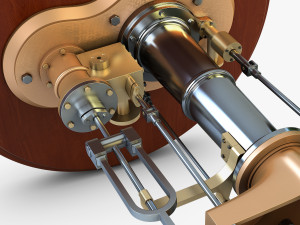 benson vertical engine Model 3D