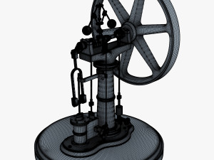 benson vertical engine Model 3D