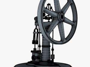 benson vertical engine Model 3D