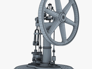 benson vertical engine Model 3D