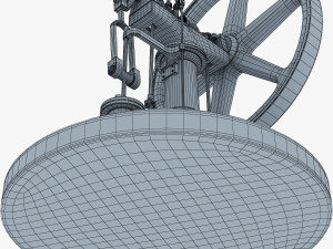 benson vertical engine Model 3D