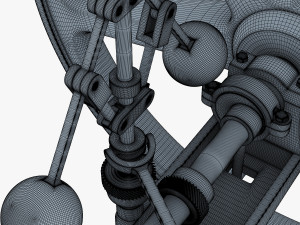 benson vertical engine Model 3D