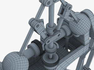 benson vertical engine Model 3D