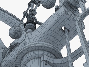 benson vertical engine Model 3D