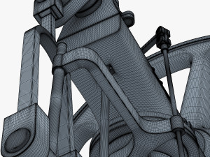 benson vertical engine Model 3D
