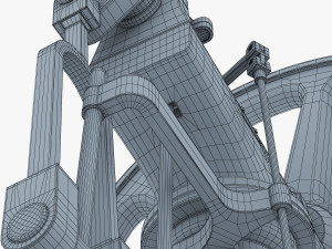 benson vertical engine Model 3D