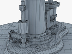 benson vertical engine Model 3D