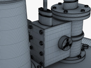 benson vertical engine Model 3D
