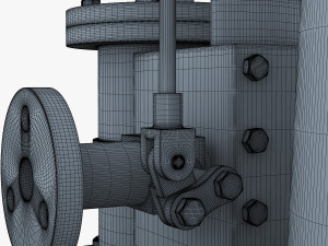benson vertical engine Model 3D