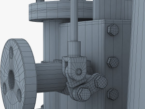 benson vertical engine Model 3D