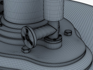 benson vertical engine Model 3D