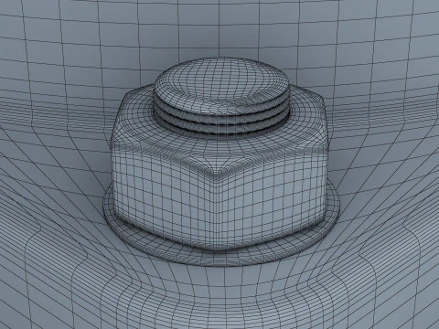 Classic Beam Steam Engine with Flywheel M1 3D Model