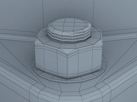 Classic Beam Steam Engine with Flywheel M1 3D Model