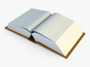 open book v 1 3D Model