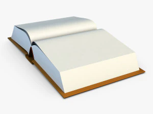 open book v 1 3D Model