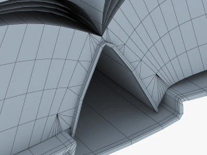 open book v 1 3D Model