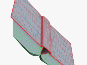 open book v 1 3D Model