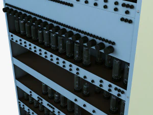 vacuum tube computer v 1 3D Model