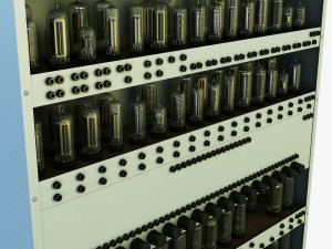 vacuum tube computer v 1 3D 모델