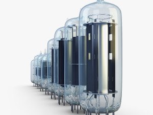 vacuum tubes set 3D 模型