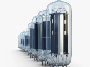 vacuum tubes set 3D Model