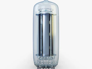 vacuum tubes set 3D Model