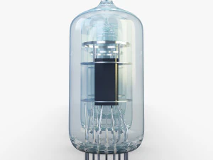 vacuum tubes set 3D Model
