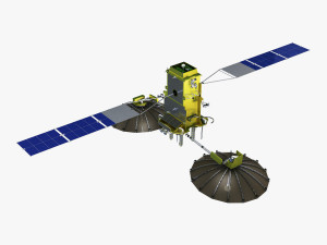 artificial satellite loutch 5v 3D Модель