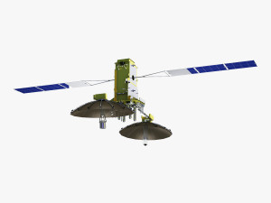 artificial satellite loutch 5v 3D Модель