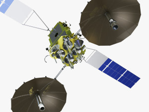 artificial satellite loutch 5v 3D Модель